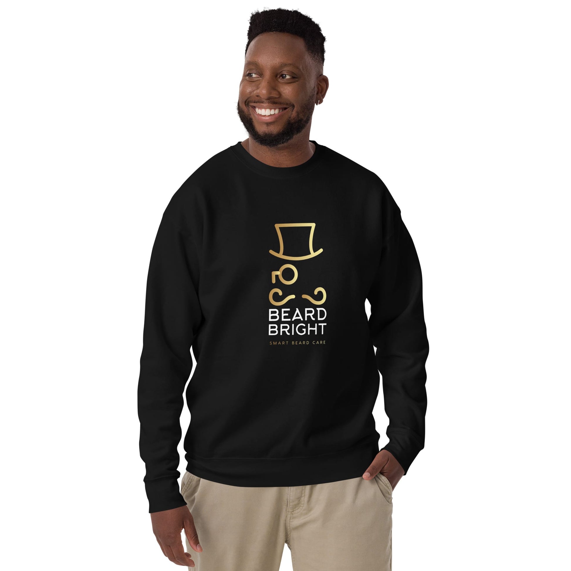 Beard Bright Unisex Premium Sweatshirt - Beard Bright