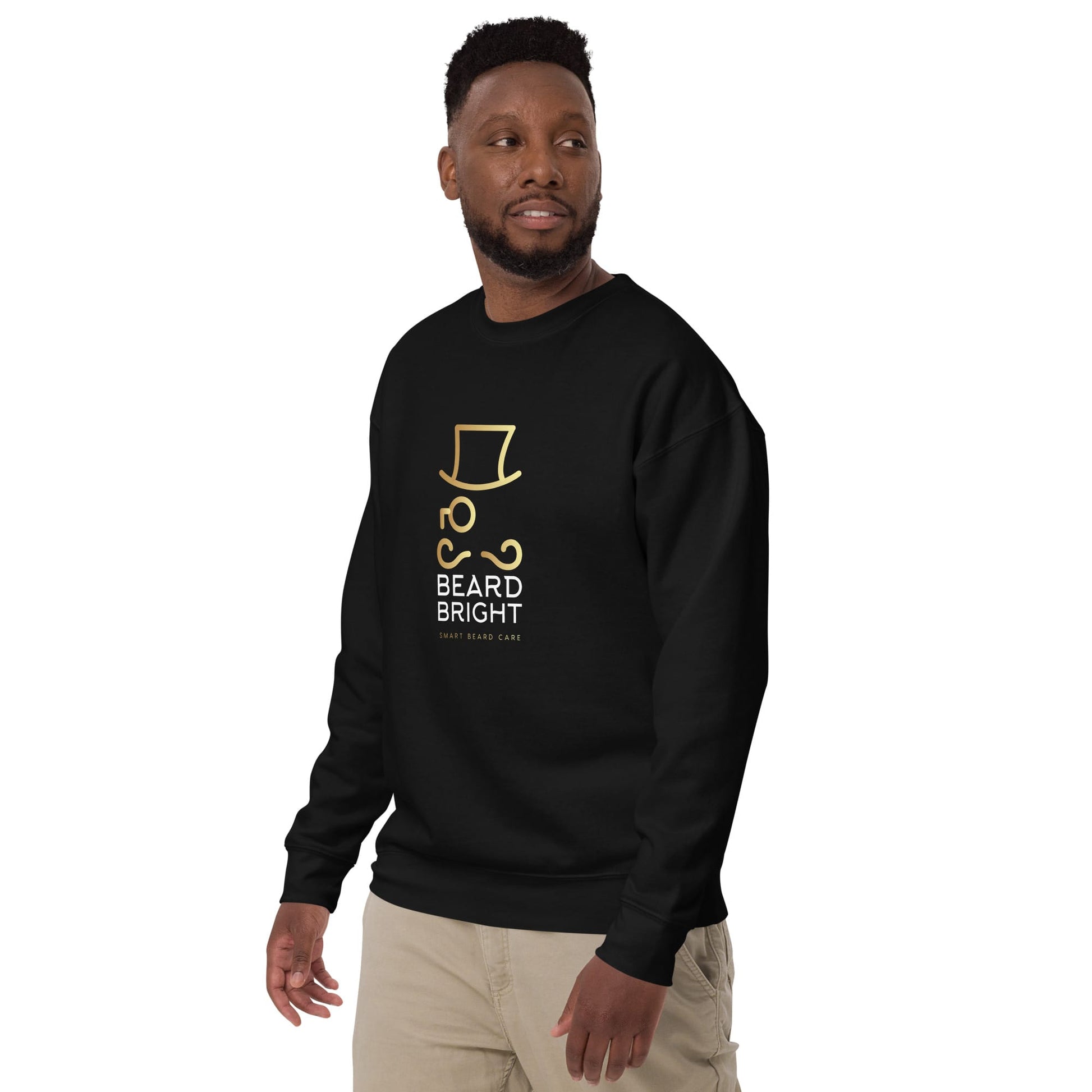 Beard Bright Unisex Premium Sweatshirt - Beard Bright