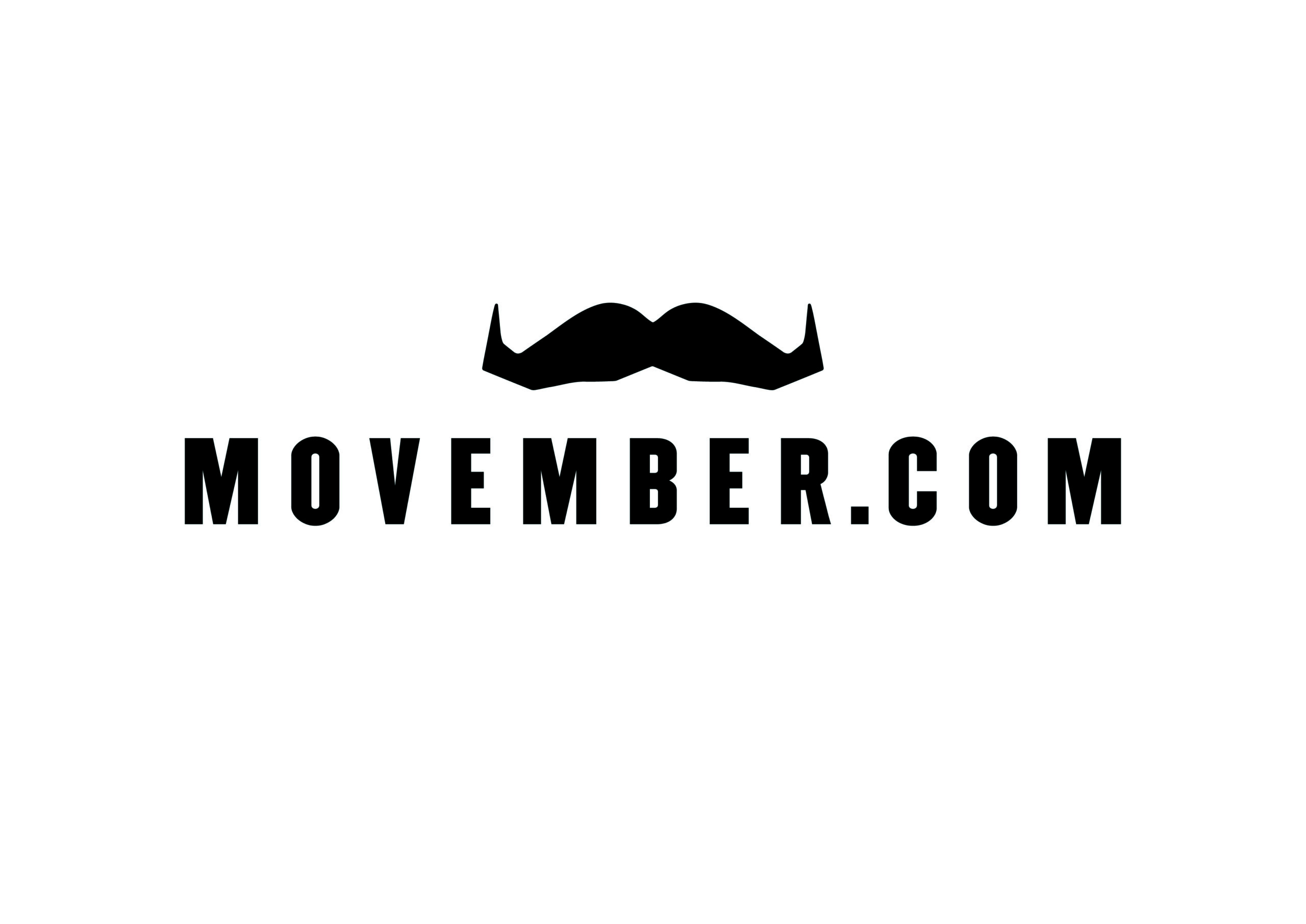 image of a mustache and the url movember.com